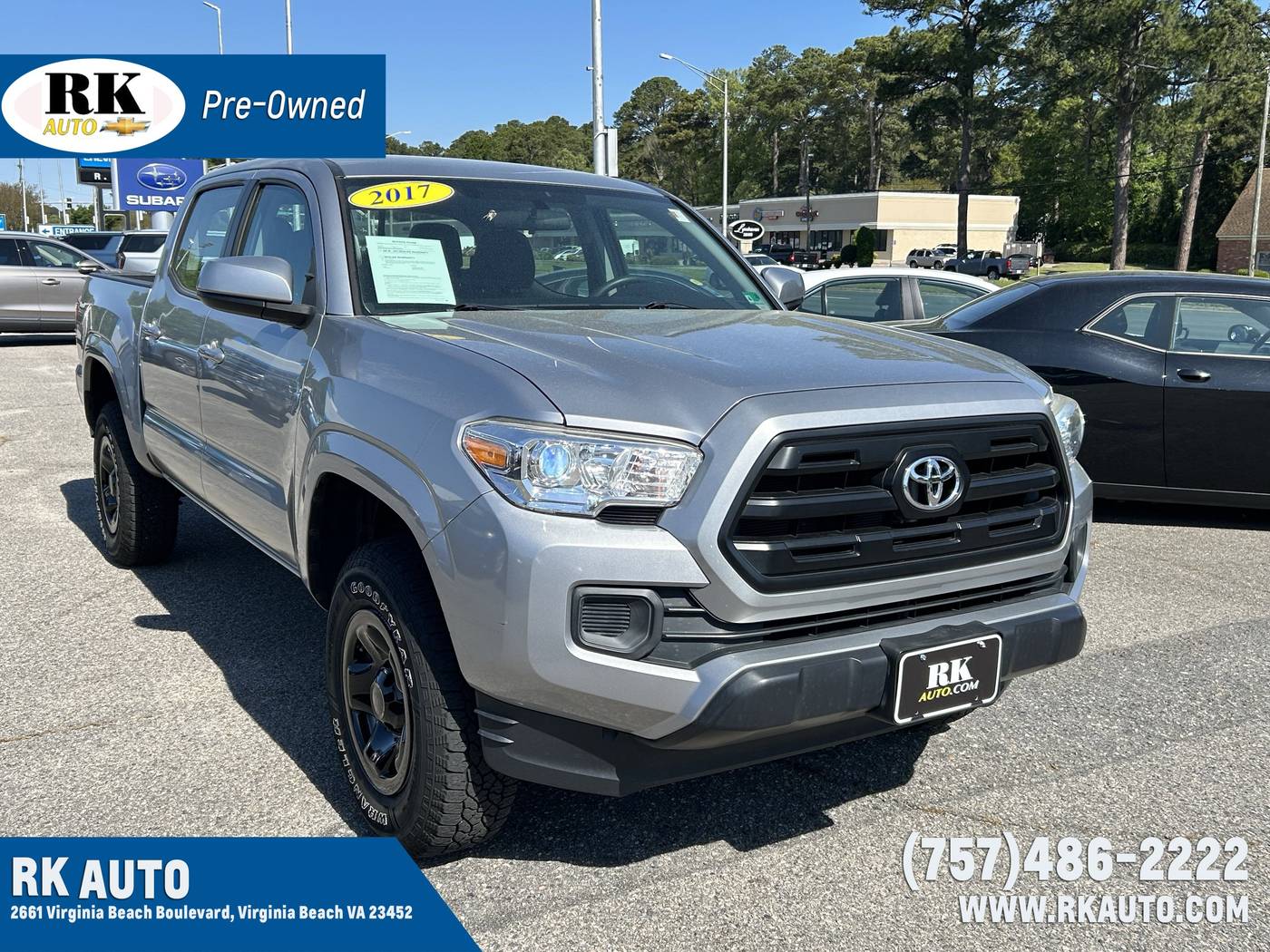 2017 Toyota Tacoma SR — Pickup Truck — 44,364 mi — Virginia Beach, VA