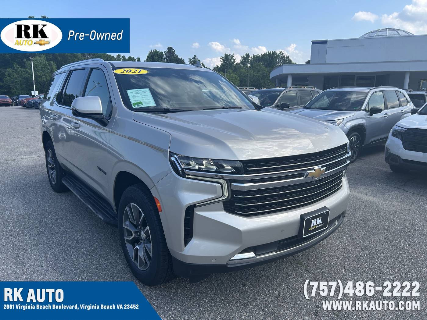 2021 Chevrolet Tahoe LT — SUV — 34,761 mi — Virginia Beach, VA