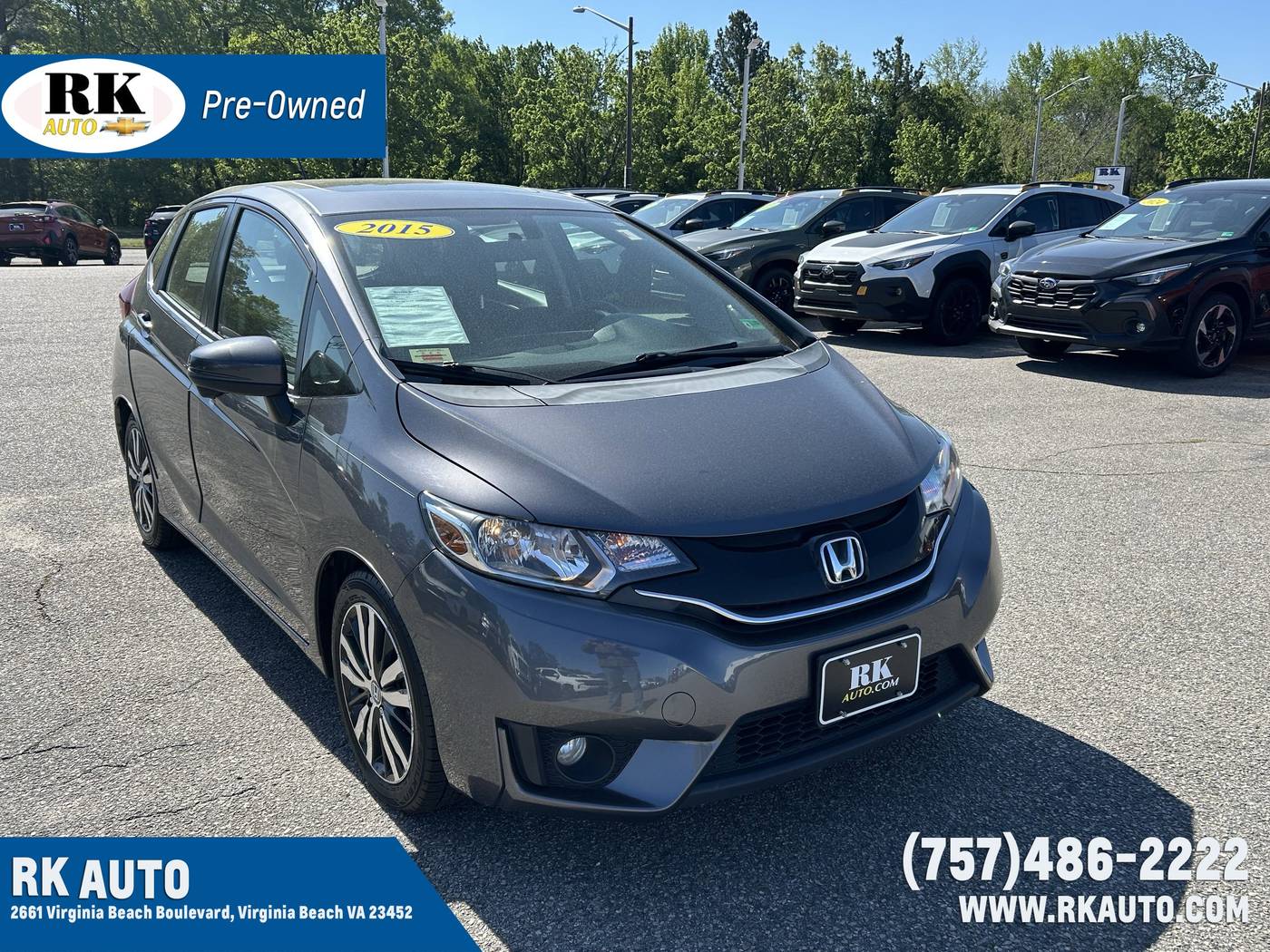 2015 Honda Fit EX — Hatchback — 101,819 mi — Virginia Beach, VA