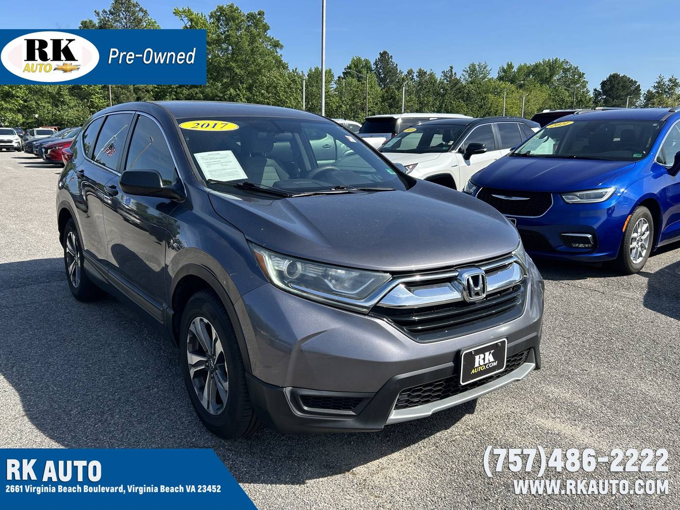 2017 Honda CR-V LX — SUV — 141,311 mi — Virginia Beach, VA
