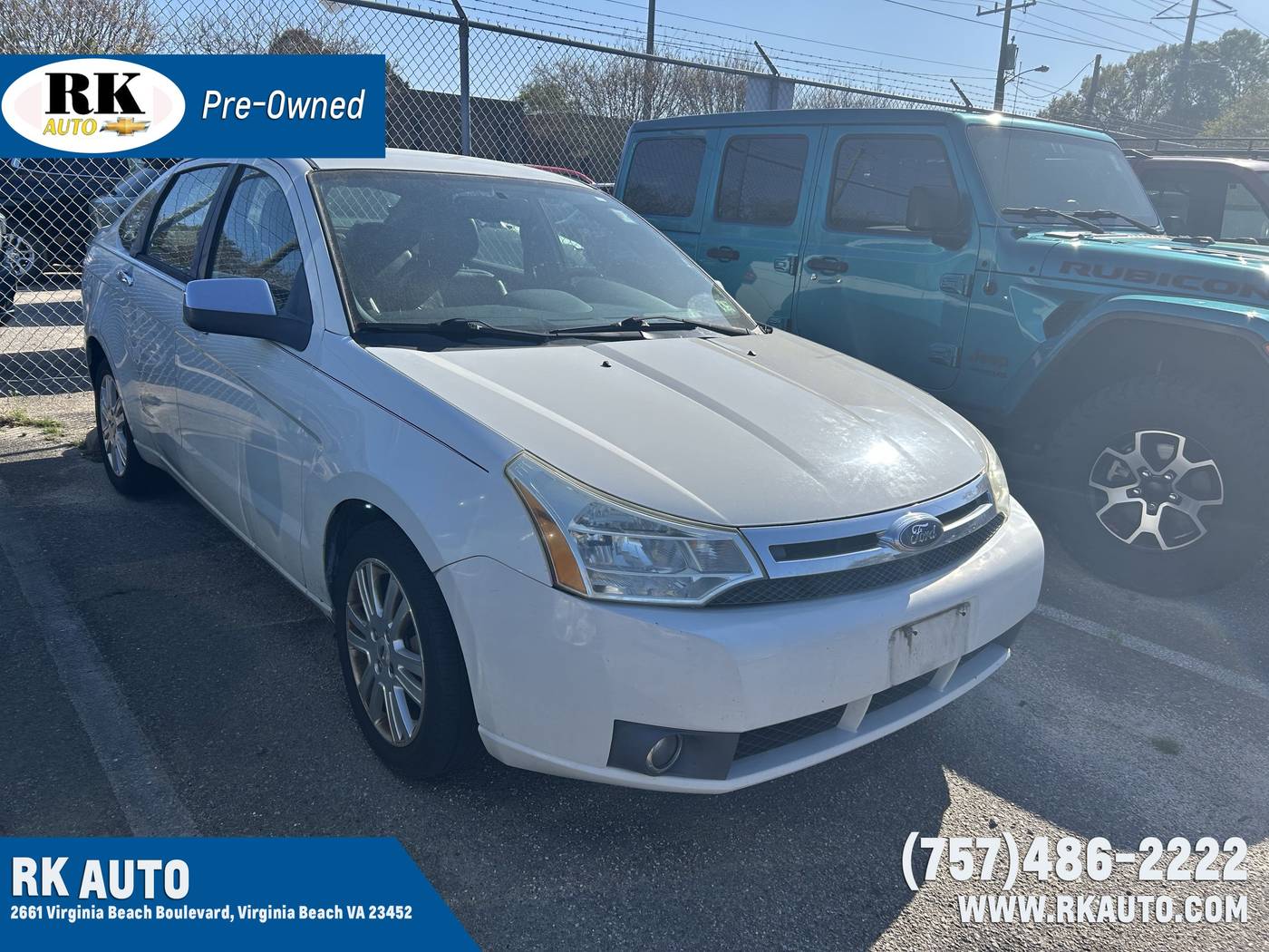 2010 Ford Focus SEL — Sedan — 112,979 mi — Virginia Beach, VA