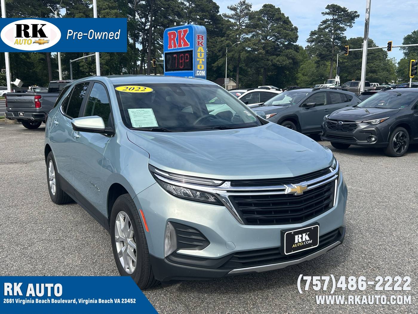 2022 Chevrolet Equinox LT — SUV — 84,995 mi — Virginia Beach, VA
