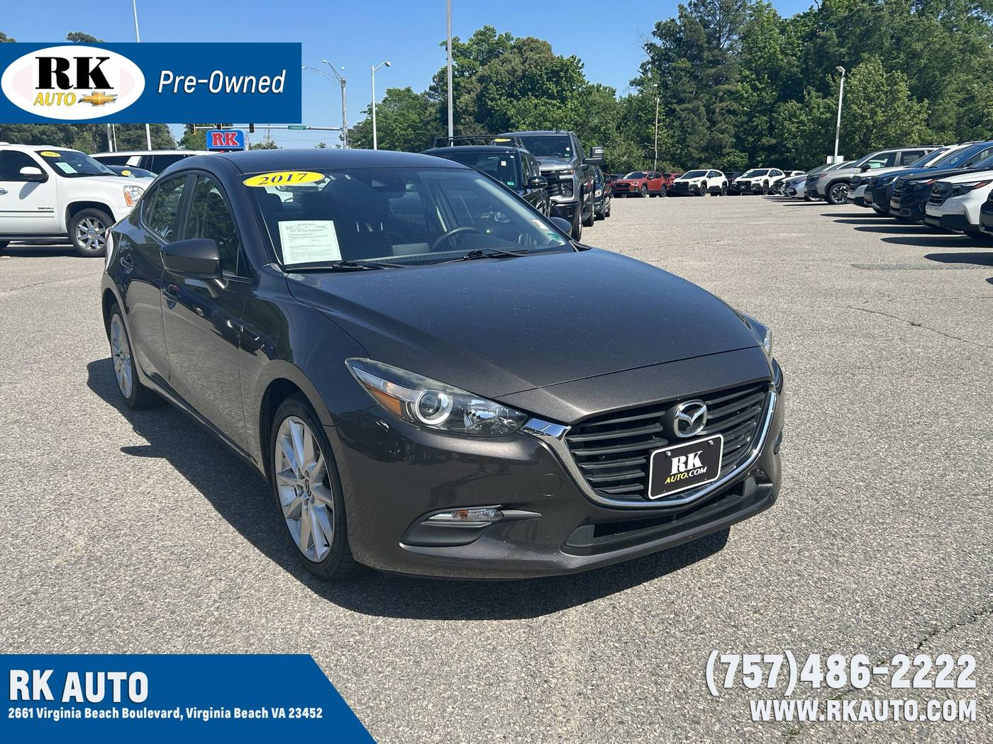 2017 Mazda Mazda3 Touring — Sedan — 132,222 mi — Virginia Beach, VA
