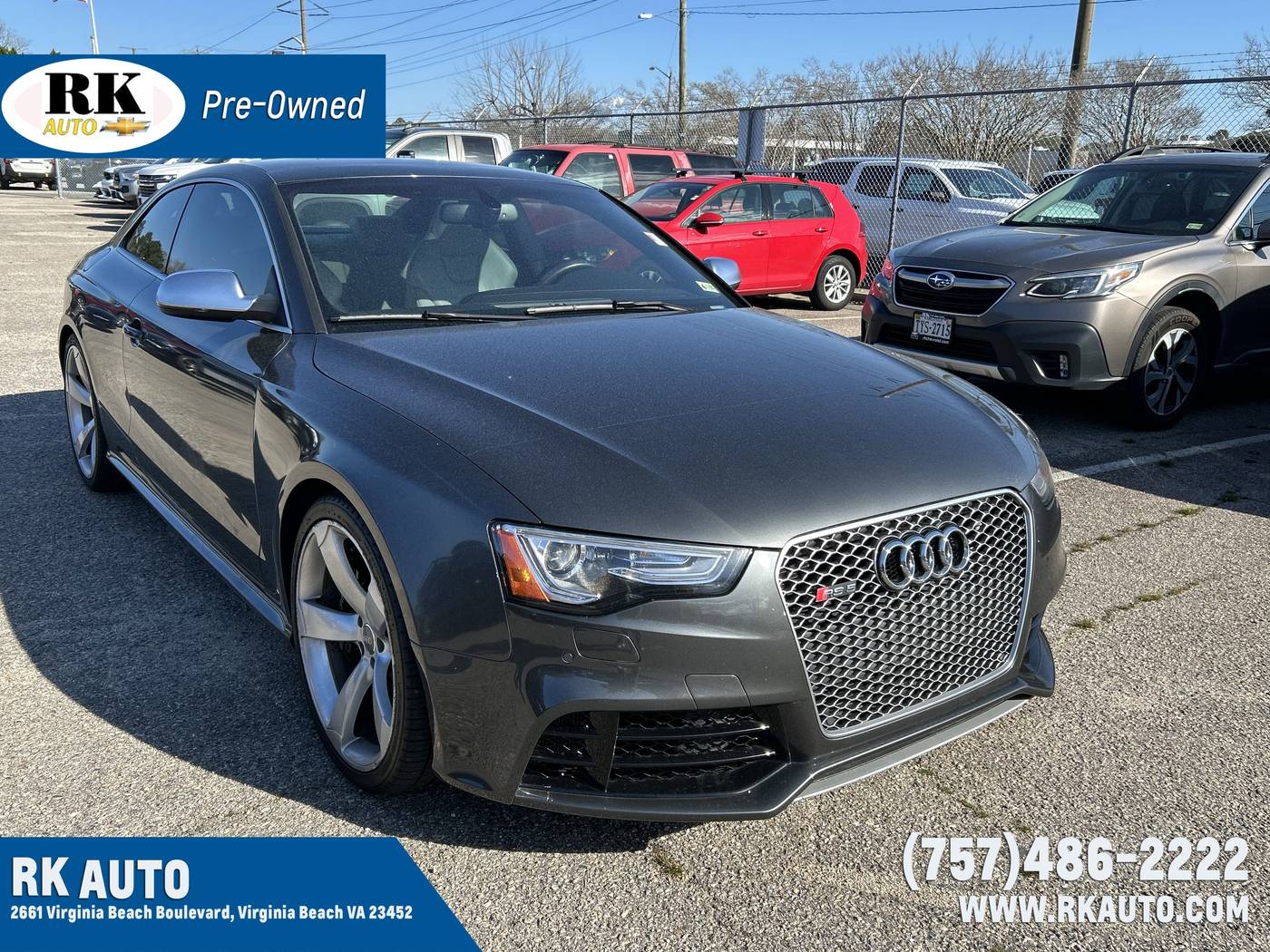2014 Audi RS 5 Standard — Coupe — 93,926 mi — Virginia Beach, VA
