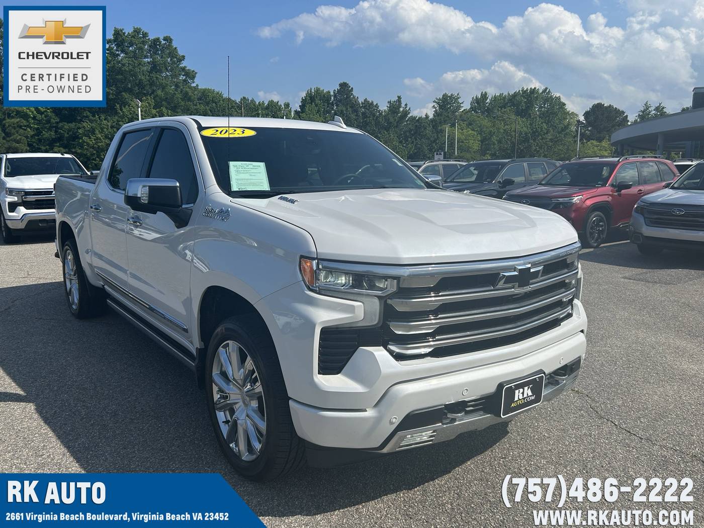 2023 Chevrolet Silverado 1500 High Country — Pickup Truck — 34,959 mi — Virginia Beach, VA