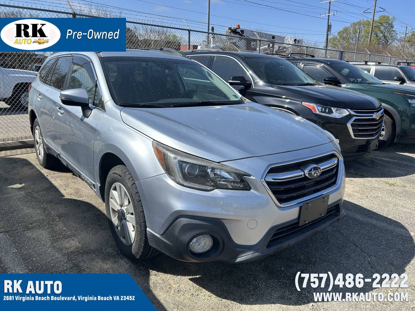 2019 Subaru Outback 2.5i Premium — SUV — 50,243 mi — Virginia Beach, VA