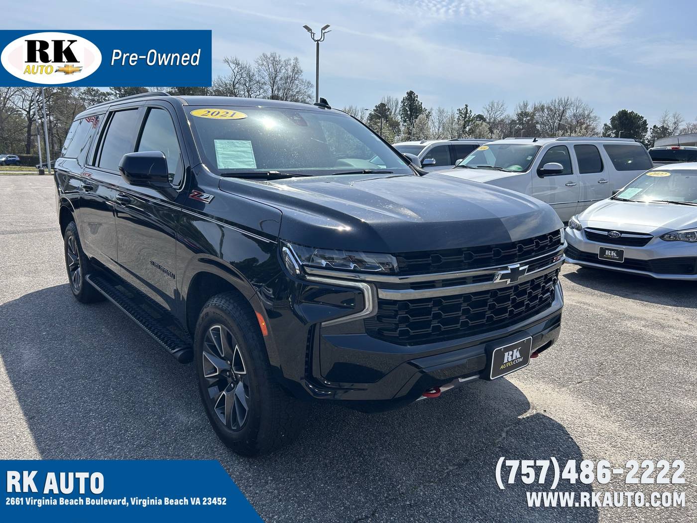 2021 Chevrolet Suburban Z71 — SUV — 73,158 mi — Virginia Beach, VA