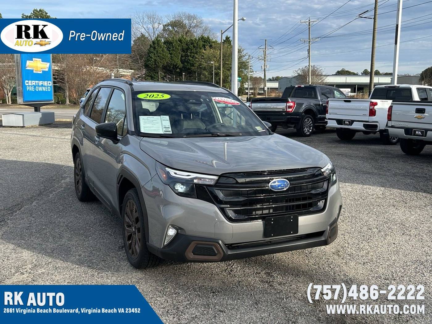 2025 Subaru Forester Sport — SUV — 5,122 mi — Virginia Beach, VA