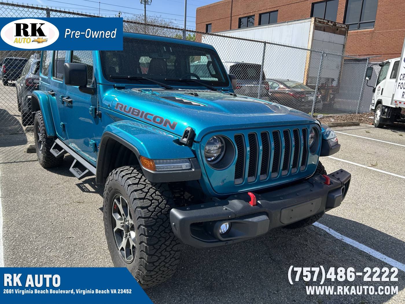 2020 Jeep Wrangler Rubicon — SUV — 57,436 mi — Virginia Beach, VA