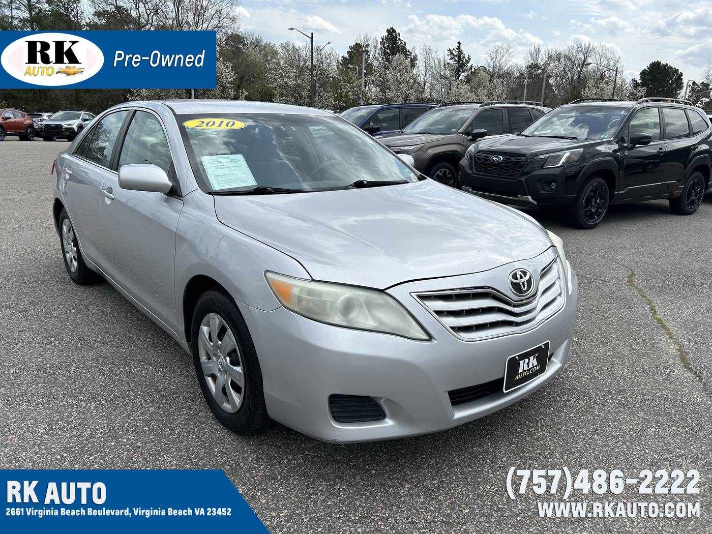 2010 Toyota Camry Base — Sedan — 185,646 mi — Virginia Beach, VA