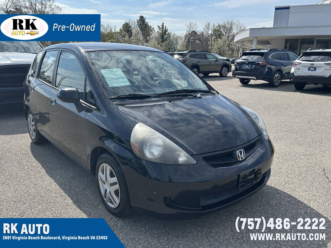 2008 Honda Fit Base — Hatchback — 88,114 mi — Virginia Beach, VA