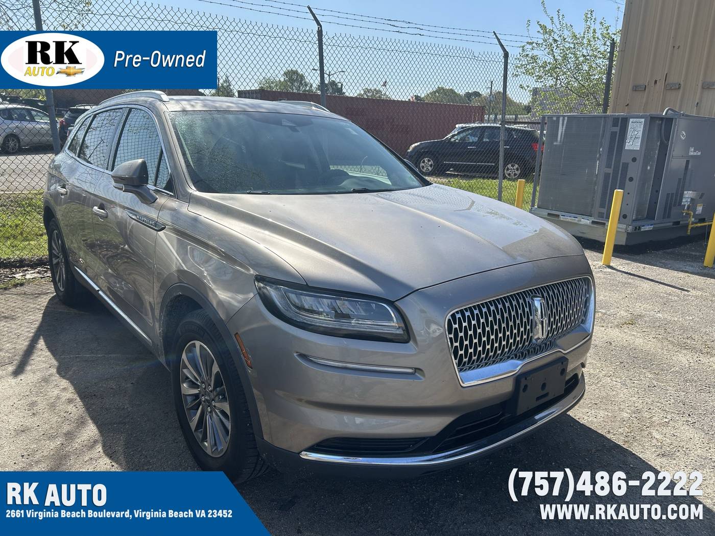 2021 Lincoln Nautilus Standard — SUV — 73,604 mi — Virginia Beach, VA