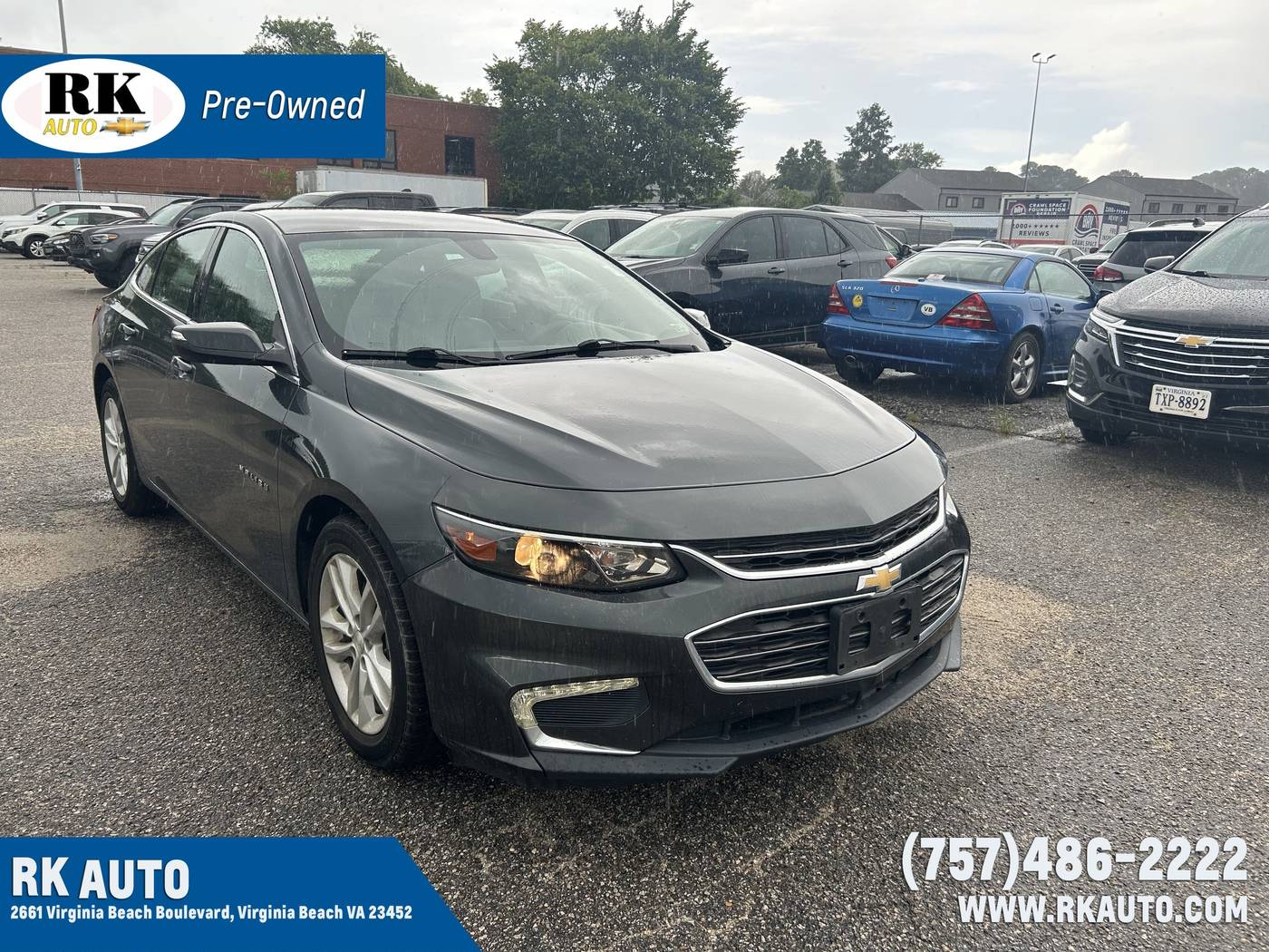 2017 Chevrolet Malibu LT — Sedan — 53,465 mi — Virginia Beach, VA