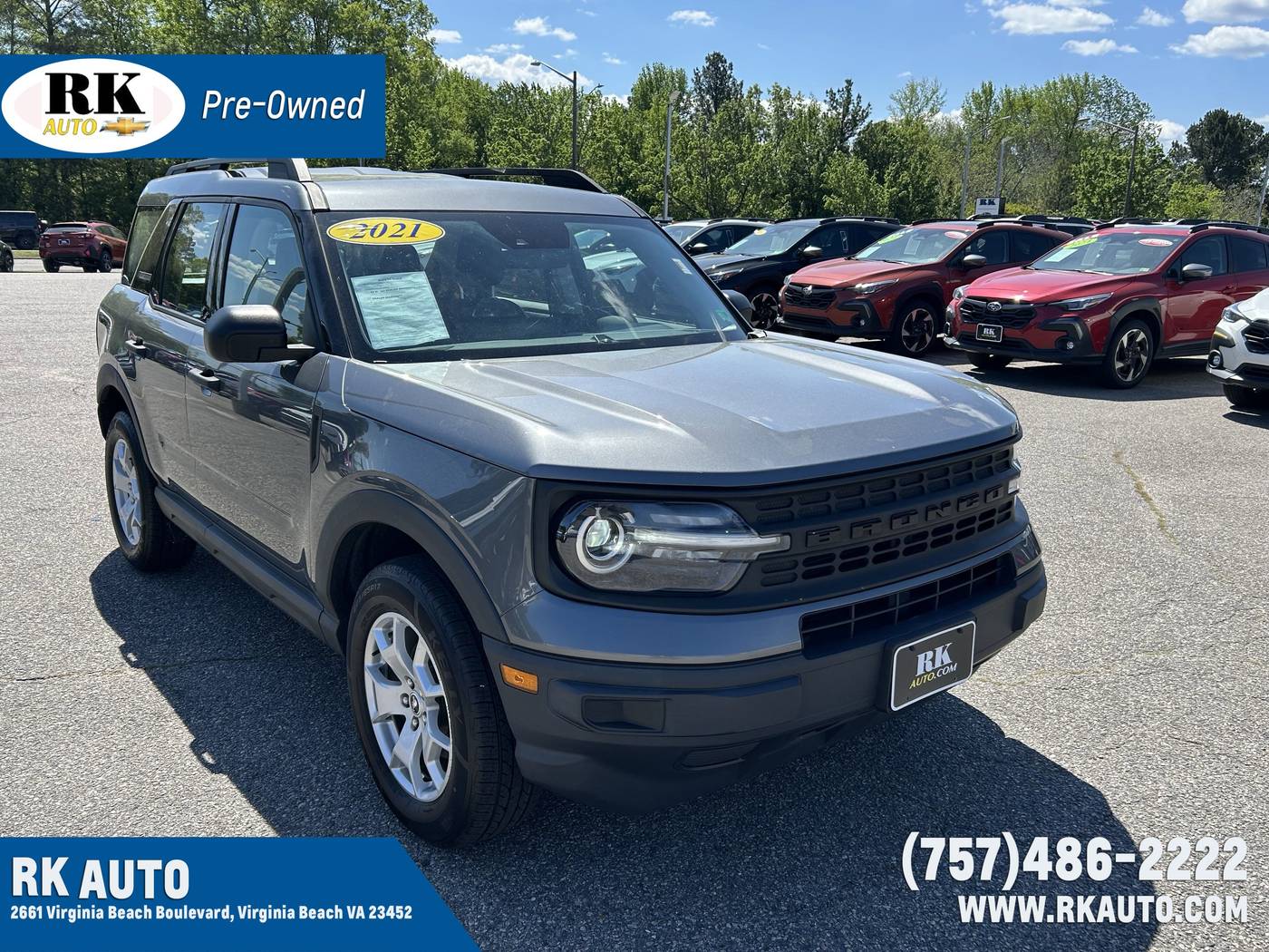 2021 Ford Bronco Sport Base — SUV — 49,090 mi — Virginia Beach, VA