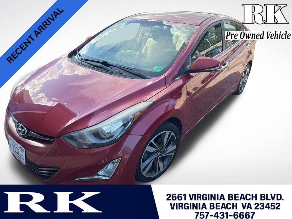 2014 Hyundai Elantra Limited — Sedan — 65,638 mi — Virginia Beach, VA