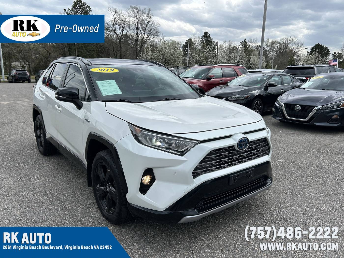 2019 Toyota RAV4 Hybrid XSE — SUV — 92,519 mi — Virginia Beach, VA