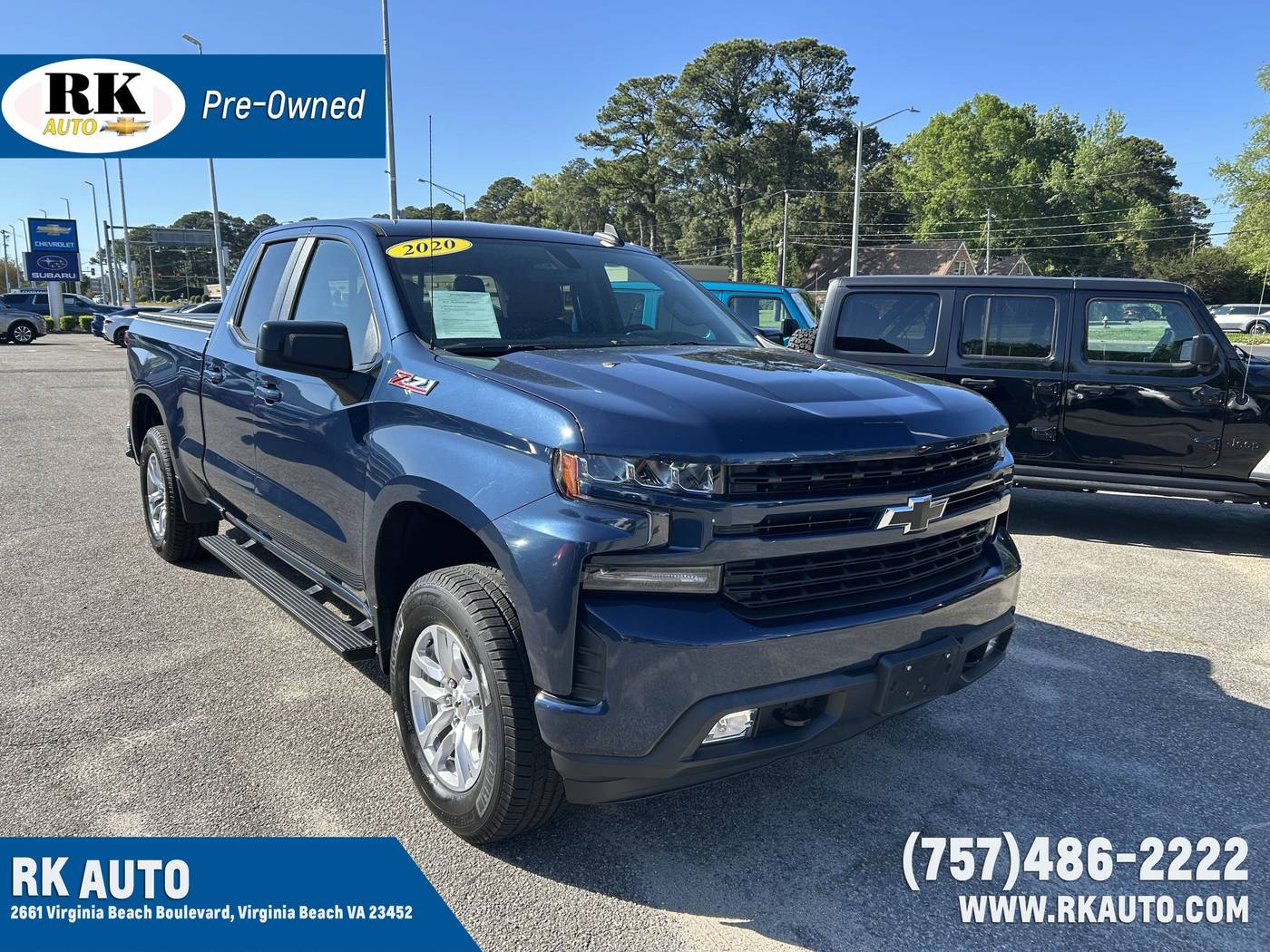 2020 Chevrolet Silverado 1500 RST — Pickup Truck — 81,919 mi — Virginia Beach, VA