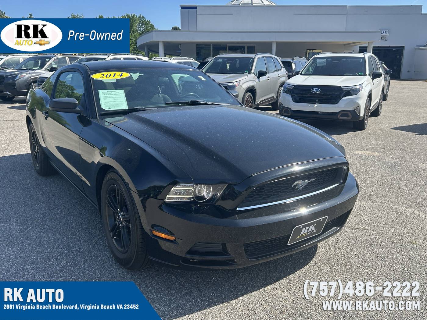2014 Ford Mustang V6 — Coupe — 103,081 mi — Virginia Beach, VA