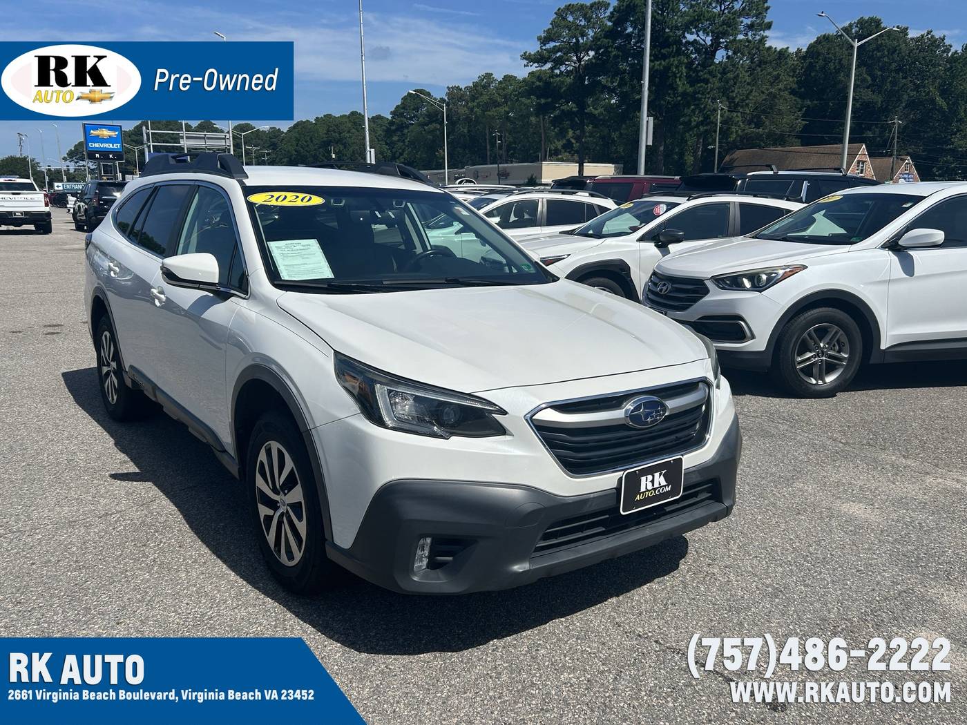 2020 Subaru Outback 2.5i Premium — SUV — 122,216 mi — Virginia Beach, VA