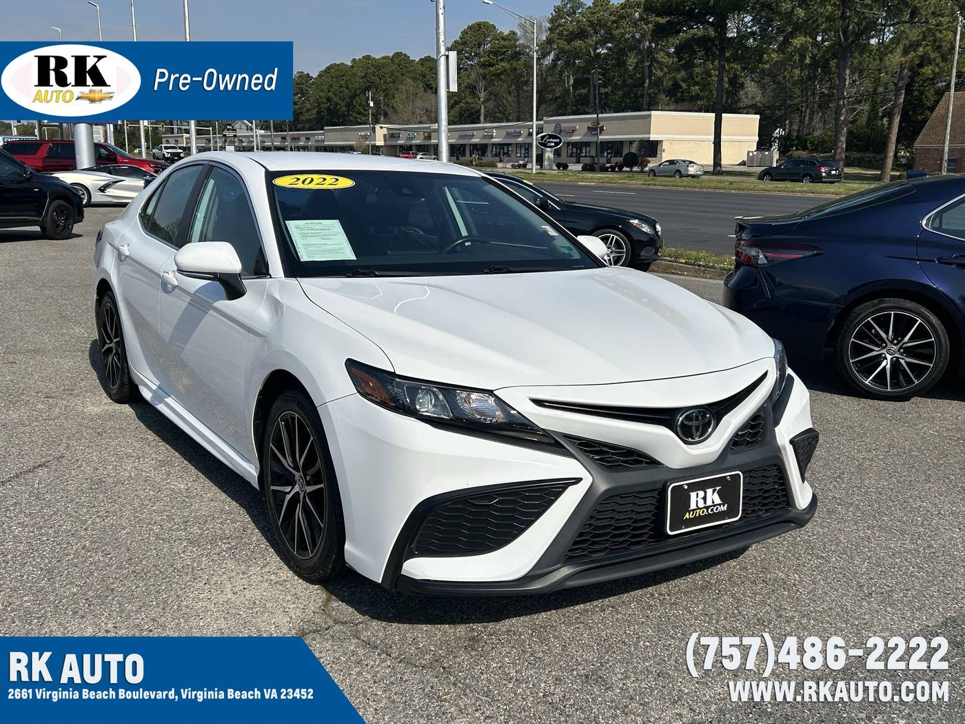 2022 Toyota Camry SE — Sedan — 64,299 mi — Virginia Beach, VA