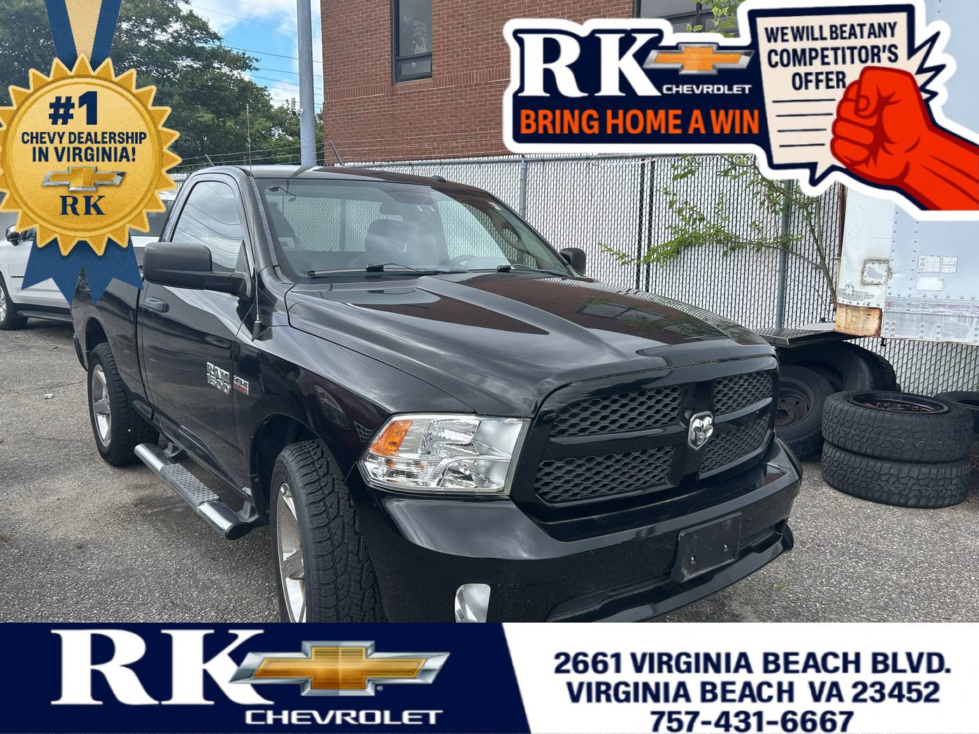 2014 Ram 1500 Express — Pickup Truck — 122,209 mi — Virginia Beach, VA