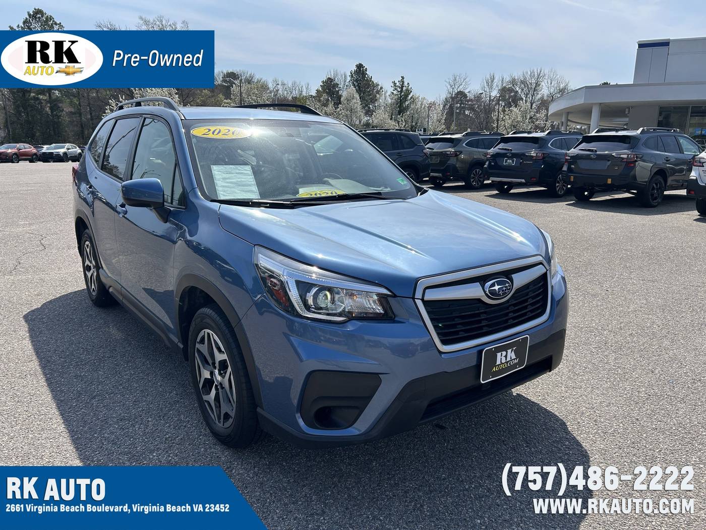 2020 Subaru Forester 2.5i Premium — SUV — 68,031 mi — Virginia Beach, VA