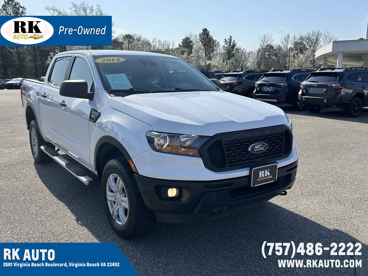 2019 Ford Ranger XL — Pickup Truck — 71,819 mi — Virginia Beach, VA