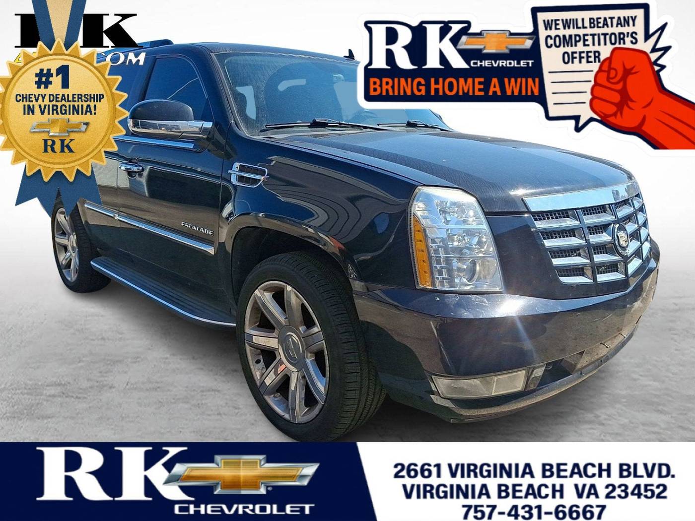 2011 Cadillac Escalade Luxury — SUV — 188,658 mi — Virginia Beach, VA