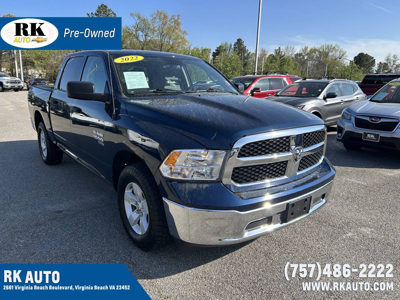 2022 Ram 1500 Classic SLT — Pickup Truck — 47,175 mi — Virginia Beach, VA