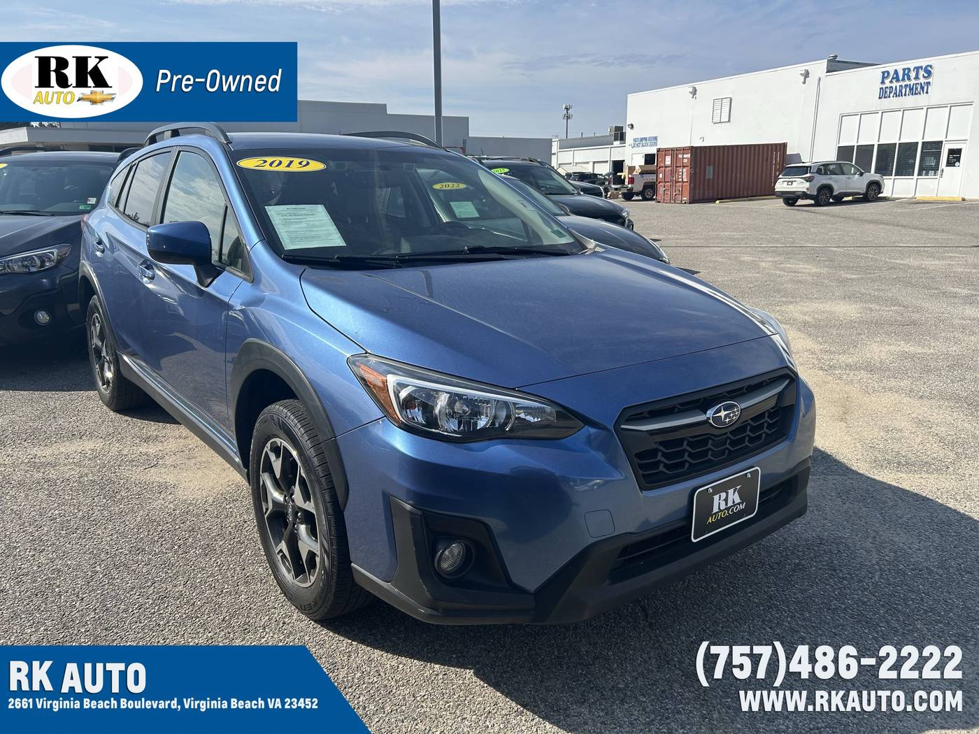 2019 Subaru Crosstrek Premium — SUV — 87,392 mi — Virginia Beach, VA