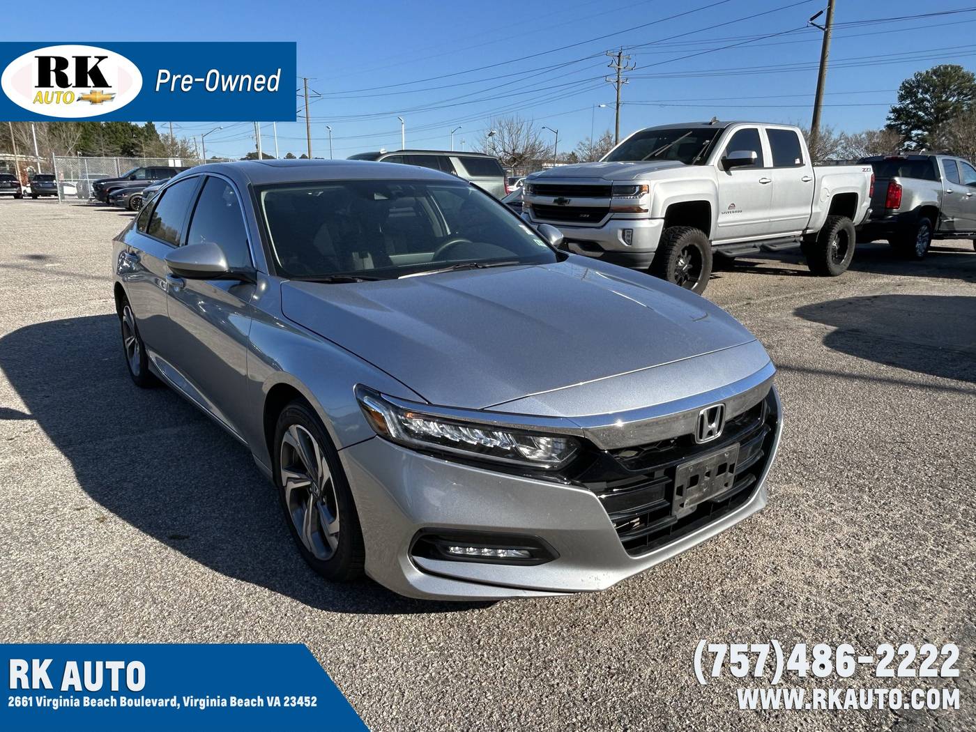2020 Honda Accord EX — Sedan — 87,043 mi — Virginia Beach, VA