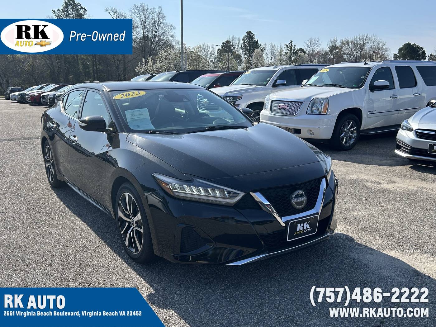 2023 Nissan Maxima SV — Sedan — 43,343 mi — Virginia Beach, VA