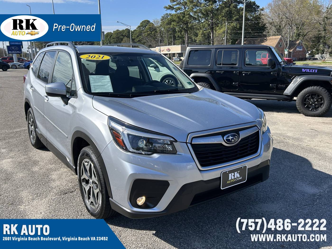 2021 Subaru Forester 2.5i Premium — SUV — 73,900 mi — Virginia Beach, VA