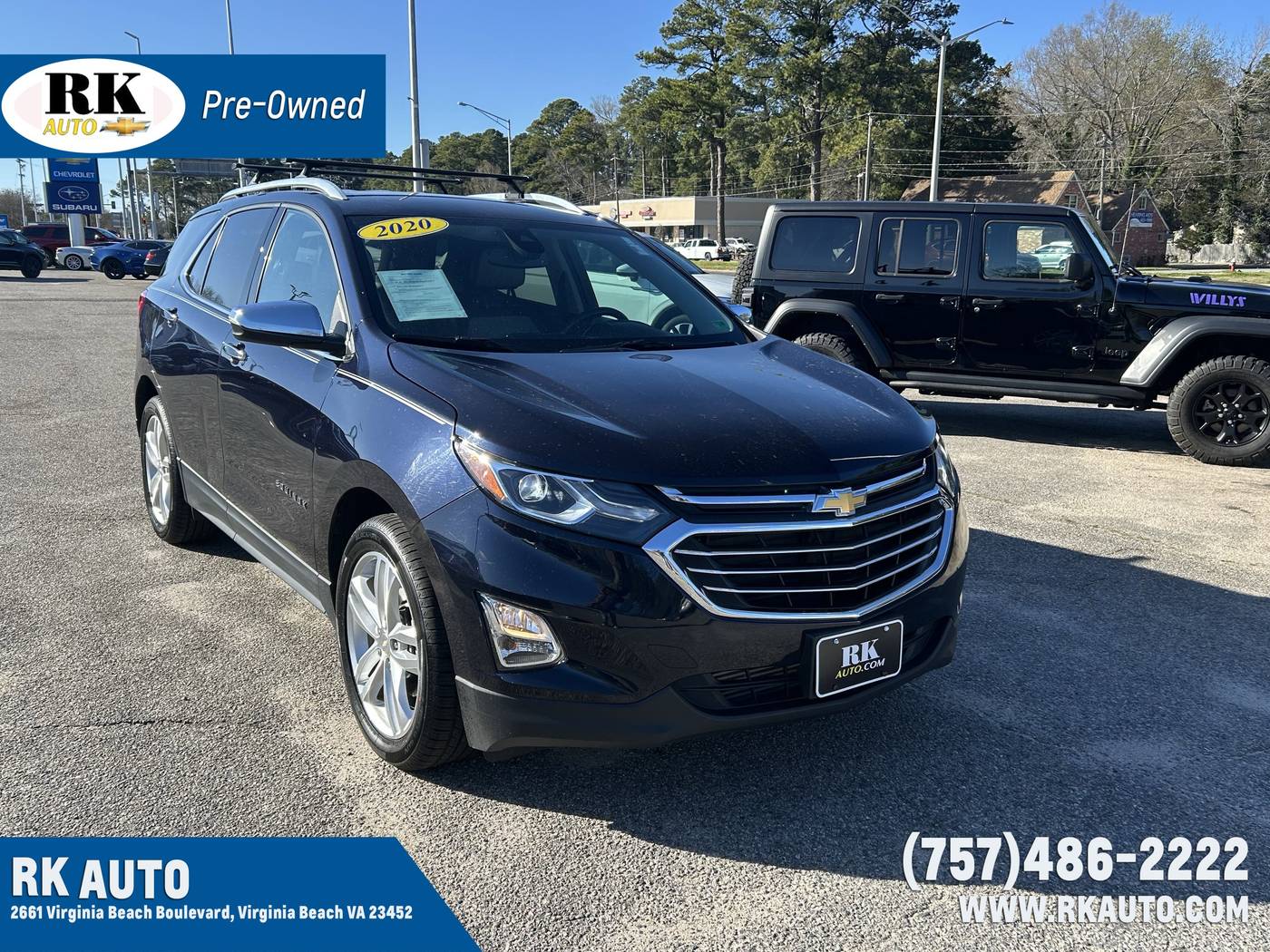2020 Chevrolet Equinox Premier — SUV — 48,654 mi — Virginia Beach, VA
