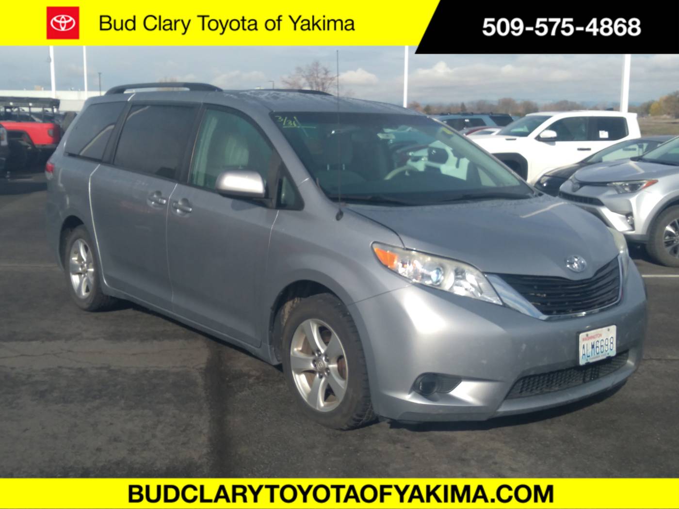 2013 Toyota Sienna LE — Minivan — 177,939 mi — Union Gap, WA