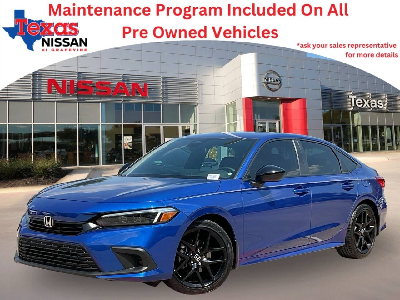2024 Honda Civic Sport — Sedan — 19,019 mi — Grapevine, TX