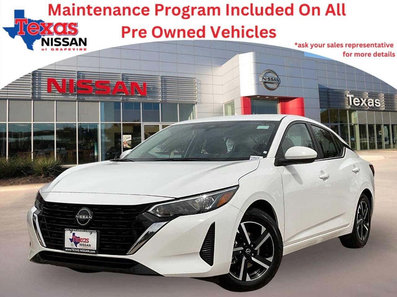 2024 Nissan Sentra SV — Sedan — 26,194 mi — Grapevine, TX