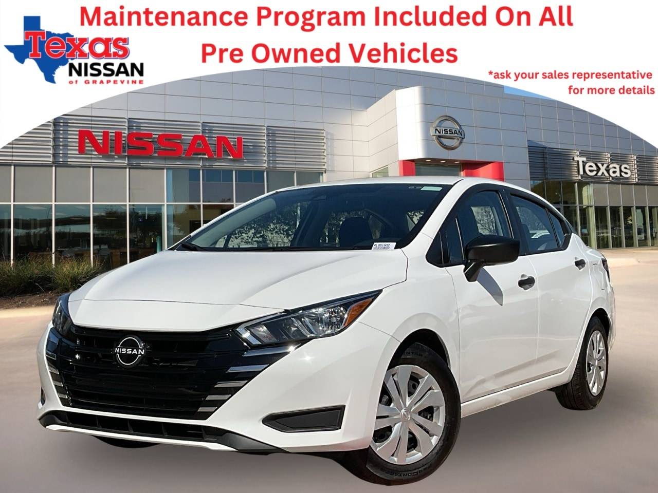 2024 Nissan Versa S — Sedan — 15,407 mi — Grapevine, TX