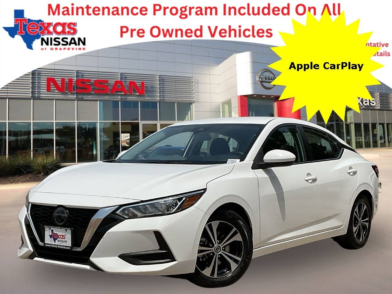 2023 Nissan Sentra SV — Sedan — 46,617 mi — Grapevine, TX