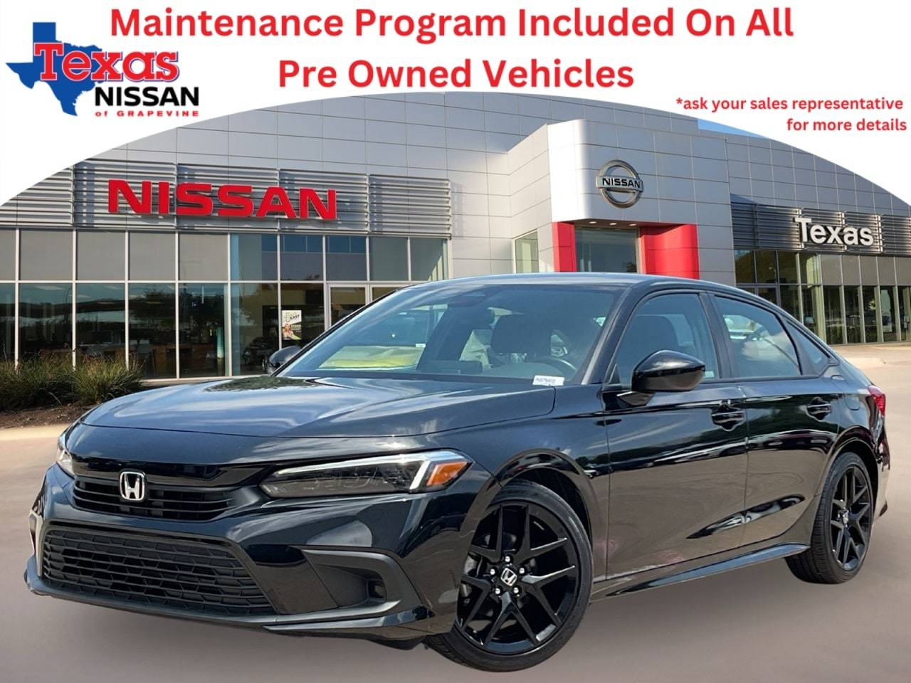 2024 Honda Civic Sport — Sedan — 21,223 mi — Grapevine, TX