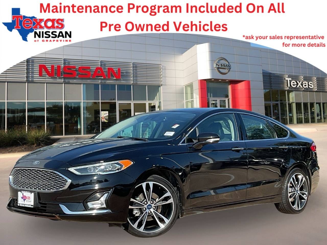 2020 Ford Fusion Titanium — Sedan — 94,278 mi — Grapevine, TX