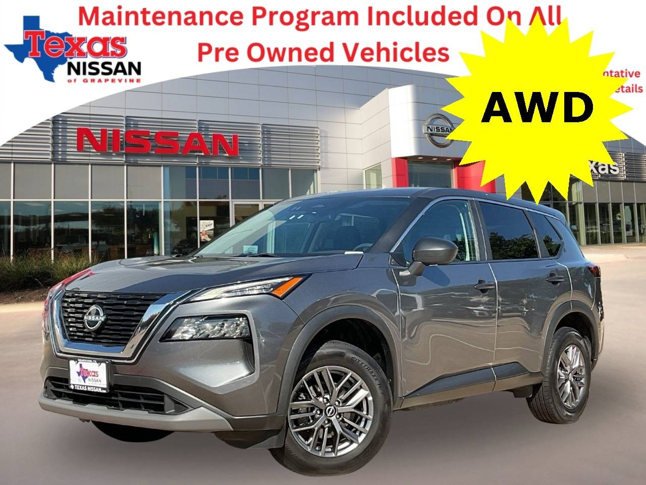2023 Nissan Rogue S — SUV — 43,936 mi — Grapevine, TX