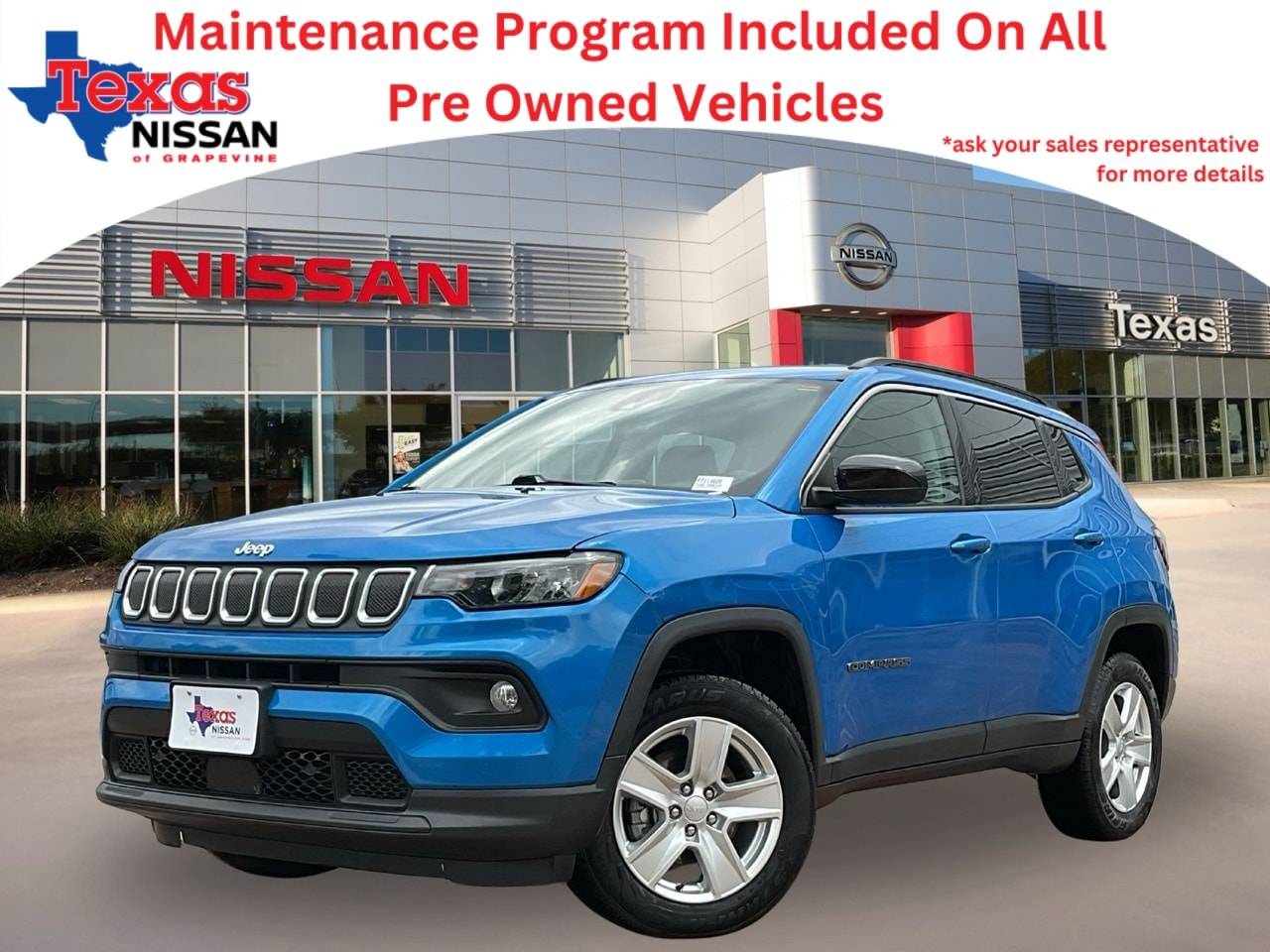 2022 Jeep Compass Latitude — SUV — 47,963 mi — Grapevine, TX