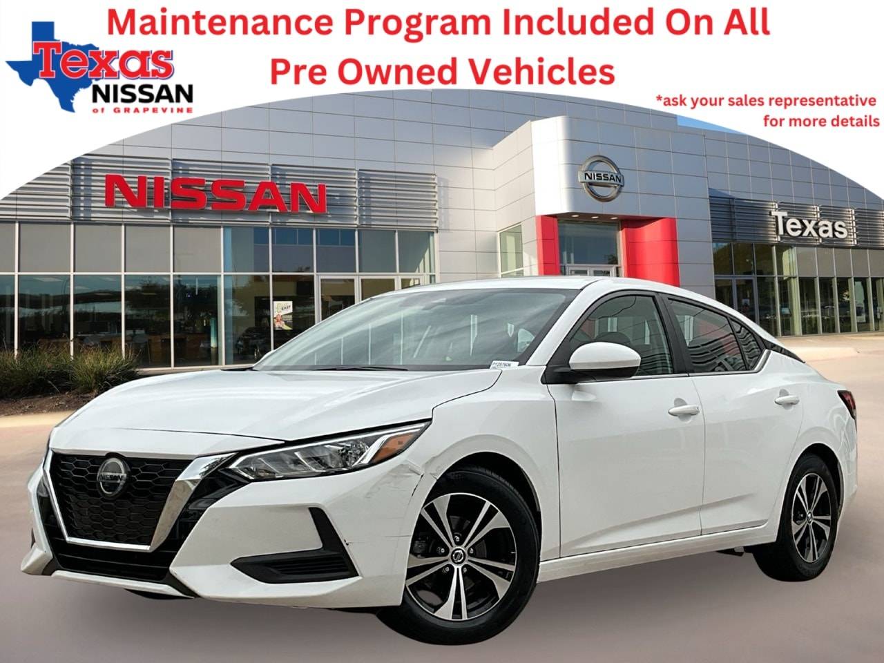 2023 Nissan Sentra SV — Sedan — 43,791 mi — Grapevine, TX