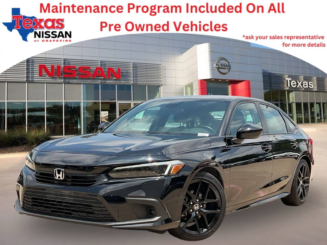 2024 Honda Civic Sport — Sedan — 21,599 mi — Grapevine, TX