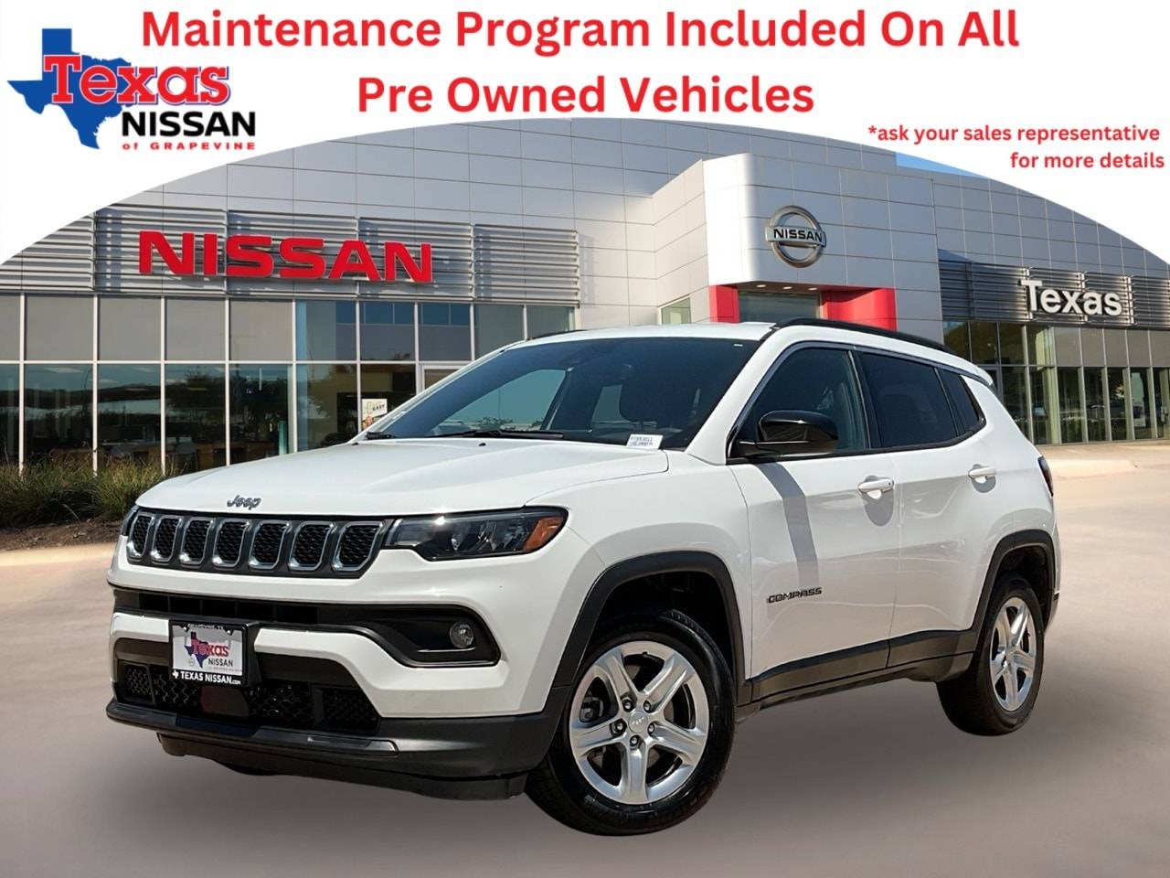 2023 Jeep Compass Latitude — SUV — 55,514 mi — Grapevine, TX
