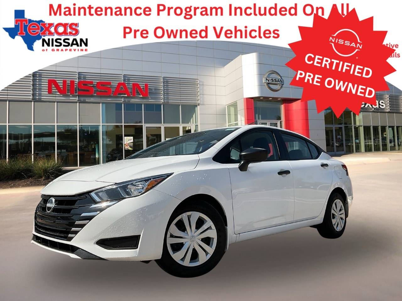 2024 Nissan Versa S — Sedan — 23,096 mi — Grapevine, TX