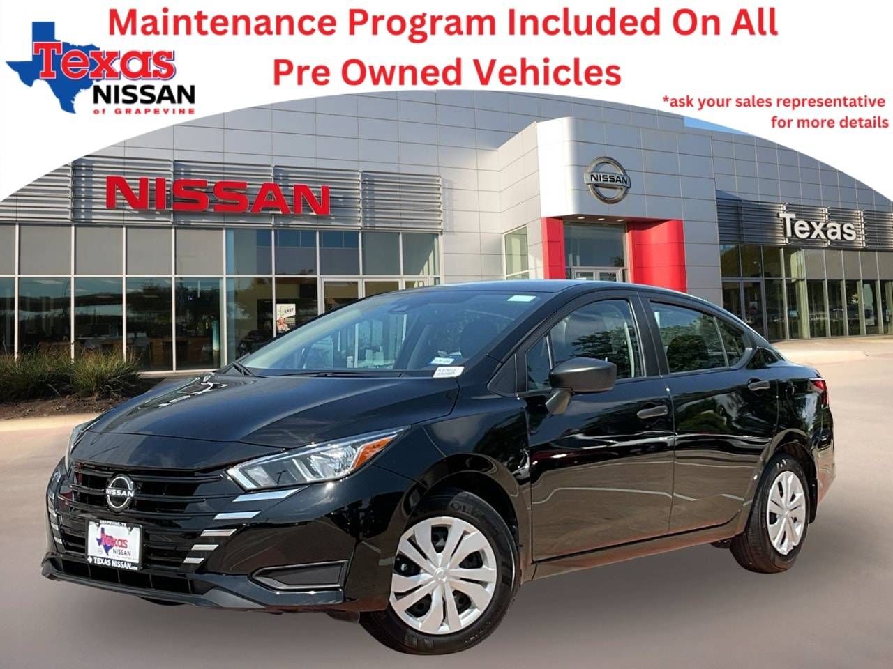 2024 Nissan Versa S — Sedan — 22,990 mi — Grapevine, TX