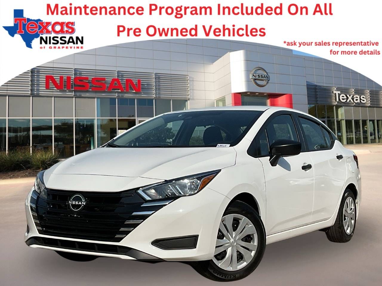 2024 Nissan Versa S — Sedan — 20,136 mi — Grapevine, TX