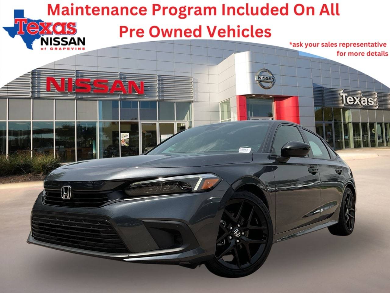 2024 Honda Civic Sport — Sedan — 27,297 mi — Grapevine, TX